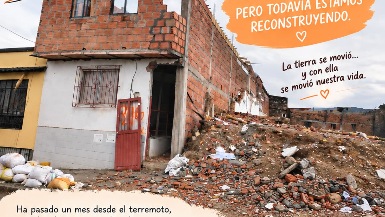 Reconstrucción de mi hogar después del terremoto